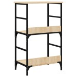 vidaXL Bibliotecă, stejar sonoma, 50x33x82 cm, lemn prelucrat
