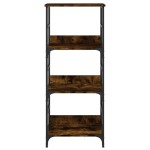 vidaXL Raft de cărți stejar afumat 50x33x117,5 cm lemn prelucrat vidaXL Raft de cărți stejar afumat 50x33x117,5 cm lemn prelucrat