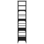 vidaXL Bibliotecă, negru, 50x33x153 cm, lemn prelucrat vidaXL Bibliotecă, negru, 50x33x153 cm, lemn prelucrat