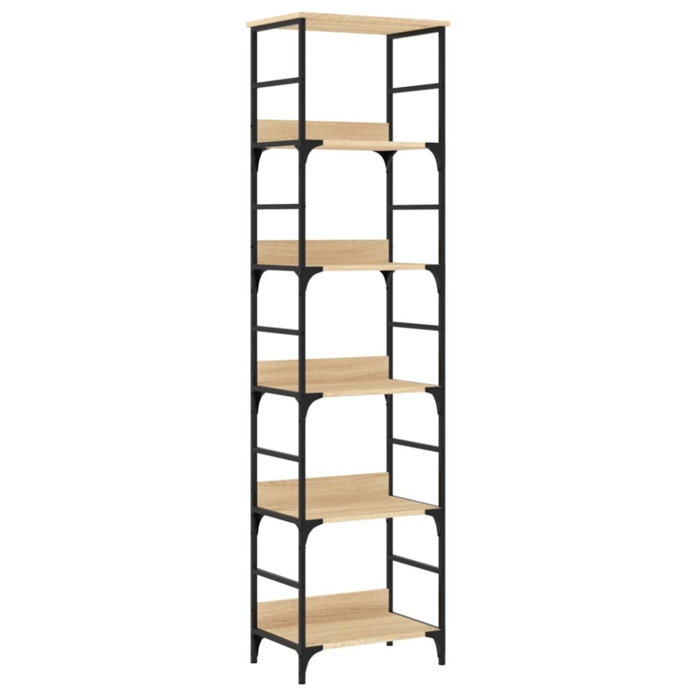 vidaXL Bibliotecă, stejar sonoma, 50x33x188,5 cm, lemn prelucrat
