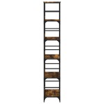 vidaXL Bibliotecă, stejar fumuriu, 50x33x188,5 cm, lemn prelucrat vidaXL Bibliotecă, stejar fumuriu, 50x33x188,5 cm, lemn prelucrat