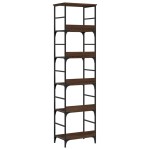vidaXL Bibliotecă, stejar maro, 50x33x188,5 cm, lemn prelucrat vidaXL Bibliotecă, stejar maro, 50x33x188,5 cm, lemn prelucrat