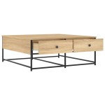 vidaXL Măsuță de cafea stejar sonoma 100x99x40 cm lemn prelucrat vidaXL Măsuță de cafea stejar sonoma 100x99x40 cm lemn prelucrat