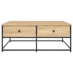 vidaXL Măsuță de cafea stejar sonoma 100x99x40 cm lemn prelucrat vidaXL Măsuță de cafea stejar sonoma 100x99x40 cm lemn prelucrat