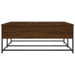 vidaXL Măsuță de cafea, stejar maro, 100x99x40 cm, lemn prelucrat vidaXL Măsuță de cafea, stejar maro, 100x99x40 cm, lemn prelucrat