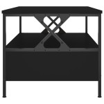 vidaXL Măsuță de cafea, negru, 100x51x45 cm, lemn prelucrat vidaXL Măsuță de cafea, negru, 100x51x45 cm, lemn prelucrat