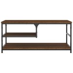 vidaXL Măsuță de cafea, stejar maro, 90x49x40 cm, lemn prelucrat vidaXL Măsuță de cafea, stejar maro, 90x49x40 cm, lemn prelucrat