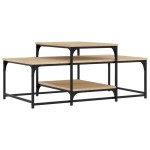 vidaXL Măsuță de cafea, stejar sonoma, 102x60x45 cm, lemn prelucrat vidaXL Măsuță de cafea, stejar sonoma, 102x60x45 cm, lemn prelucrat