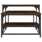 vidaXL Măsuță de cafea, stejar maro, 102x60x45 cm, lemn prelucrat vidaXL Măsuță de cafea, stejar maro, 102x60x45 cm, lemn prelucrat