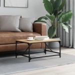 vidaXL Măsuță de cafea, stejar sonoma, 75x50x35 cm, lemn compozit vidaXL Măsuță de cafea, stejar sonoma, 75x50x35 cm, lemn compozit