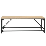 vidaXL Măsuță de cafea, stejar sonoma, 100x50x35 cm, lemn prelucrat vidaXL Măsuță de cafea, stejar sonoma, 100x50x35 cm, lemn prelucrat