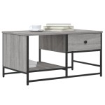 vidaXL Măsuță de cafea, gri sonoma, 85,5x51x45 cm, lemn prelucrat vidaXL Măsuță de cafea, gri sonoma, 85,5x51x45 cm, lemn prelucrat