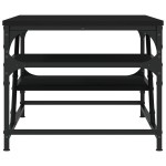 vidaXL Măsuță de cafea, negru, 100x49x40 cm, lemn compozit vidaXL Măsuță de cafea, negru, 100x49x40 cm, lemn compozit