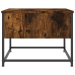 vidaXL Măsuță de cafea, stejar fumuriu, 100x51x40 cm, lemn prelucrat vidaXL Măsuță de cafea, stejar fumuriu, 100x51x40 cm, lemn prelucrat