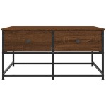 vidaXL Măsuță de cafea, stejar maro, 80x80x40 cm, lemn prelucrat vidaXL Măsuță de cafea, stejar maro, 80x80x40 cm, lemn prelucrat
