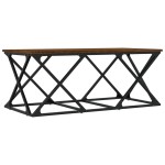 vidaXL Măsuță de cafea, stejar maro, 100x49x40 cm, lemn prelucrat vidaXL Măsuță de cafea, stejar maro, 100x49x40 cm, lemn prelucrat