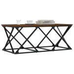 vidaXL Măsuță de cafea, stejar maro, 100x49x40 cm, lemn prelucrat vidaXL Măsuță de cafea, stejar maro, 100x49x40 cm, lemn prelucrat