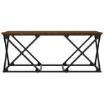vidaXL Măsuță de cafea, stejar maro, 100x49x40 cm, lemn prelucrat vidaXL Măsuță de cafea, stejar maro, 100x49x40 cm, lemn prelucrat