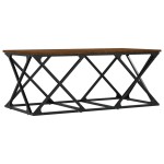 vidaXL Măsuță de cafea, stejar maro, 100x49x40 cm, lemn prelucrat vidaXL Măsuță de cafea, stejar maro, 100x49x40 cm, lemn prelucrat