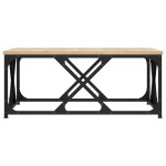 vidaXL Masă de cafea, stejar sonoma, 70x70x30 cm, lemn prelucrat