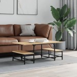 vidaXL Măsuță de cafea, stejar sonoma, 100x50,5x40 cm, lemn prelucrat vidaXL Măsuță de cafea, stejar sonoma, 100x50,5x40 cm, lemn prelucrat