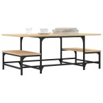 vidaXL Măsuță de cafea, stejar sonoma, 100x50,5x40 cm, lemn prelucrat vidaXL Măsuță de cafea, stejar sonoma, 100x50,5x40 cm, lemn prelucrat