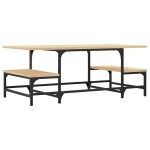 vidaXL Măsuță de cafea, stejar sonoma, 100x50,5x40 cm, lemn prelucrat vidaXL Măsuță de cafea, stejar sonoma, 100x50,5x40 cm, lemn prelucrat