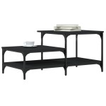 vidaXL Măsuță de cafea, negru, 100x50,5x45 cm, lemn prelucrat vidaXL Măsuță de cafea, negru, 100x50,5x45 cm, lemn prelucrat
