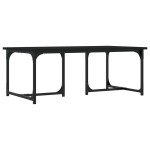 vidaXL Măsuță de cafea, negru, 90x50x35 cm, lemn prelucrat vidaXL Măsuță de cafea, negru, 90x50x35 cm, lemn prelucrat