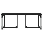 vidaXL Măsuță de cafea, negru, 90x50x35 cm, lemn prelucrat vidaXL Măsuță de cafea, negru, 90x50x35 cm, lemn prelucrat