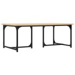 vidaXL Măsuță de cafea, stejar sonoma, 90x50x35 cm, lemn compozit