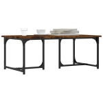vidaXL Măsuță de cafea, stejar fumuriu, 90x50x35 cm, lemn prelucrat vidaXL Măsuță de cafea, stejar fumuriu, 90x50x35 cm, lemn prelucrat