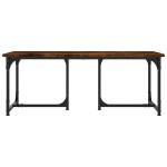 vidaXL Măsuță de cafea, stejar fumuriu, 90x50x35 cm, lemn prelucrat vidaXL Măsuță de cafea, stejar fumuriu, 90x50x35 cm, lemn prelucrat
