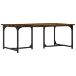 vidaXL Măsuță de cafea, stejar fumuriu, 90x50x35 cm, lemn prelucrat vidaXL Măsuță de cafea, stejar fumuriu, 90x50x35 cm, lemn prelucrat