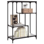 vidaXL Raft de cărți gri sonoma 81x36x115 cm lemn prelucrat/oțel vidaXL Raft de cărți gri sonoma 81x36x115 cm lemn prelucrat/oțel