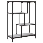 vidaXL Raft de cărți gri sonoma 81x36x115 cm lemn prelucrat/oțel vidaXL Raft de cărți gri sonoma 81x36x115 cm lemn prelucrat/oțel