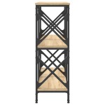 vidaXL Măsuță consolă, stejar sonoma, 100x28x80,5 cm, lemn prelucrat