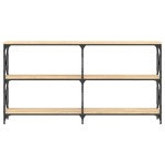 vidaXL Măsuță consolă, stejar sonoma, 156x28x80,5 cm, lemn prelucrat
