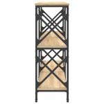 vidaXL Măsuță consolă, stejar sonoma, 156x28x80,5 cm, lemn prelucrat