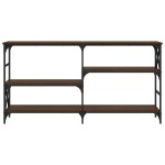 vidaXL Măsuță consolă, stejar maro, 150x29x76,5 cm, lemn prelucrat vidaXL Măsuță consolă, stejar maro, 150x29x76,5 cm, lemn prelucrat