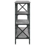 vidaXL Măsuță consolă, gri sonoma, 180x29x76,5 cm, lemn prelucrat vidaXL Măsuță consolă, gri sonoma, 180x29x76,5 cm, lemn prelucrat