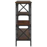 vidaXL Măsuță consolă, stejar maro, 180x29x76,5 cm, lemn prelucrat vidaXL Măsuță consolă, stejar maro, 180x29x76,5 cm, lemn prelucrat