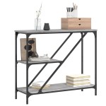 vidaXL Măsuță consolă, gri sonoma, 88,5x30x75 cm, lemn prelucrat vidaXL Măsuță consolă, gri sonoma, 88,5x30x75 cm, lemn prelucrat