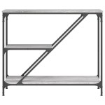 vidaXL Măsuță consolă, gri sonoma, 88,5x30x75 cm, lemn prelucrat vidaXL Măsuță consolă, gri sonoma, 88,5x30x75 cm, lemn prelucrat
