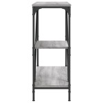 vidaXL Măsuță consolă, gri sonoma, 88,5x30x75 cm, lemn prelucrat vidaXL Măsuță consolă, gri sonoma, 88,5x30x75 cm, lemn prelucrat