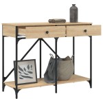 vidaXL Măsuță consolă, stejar sonoma, 100x39x78,5 cm, lemn prelucrat vidaXL Măsuță consolă, stejar sonoma, 100x39x78,5 cm, lemn prelucrat