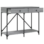 vidaXL Măsuță consolă, gri sonoma, 100x39x78,5 cm, lemn prelucrat vidaXL Măsuță consolă, gri sonoma, 100x39x78,5 cm, lemn prelucrat