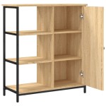 vidaXL Servantă, stejar sonoma, 70x30x80 cm, lemn prelucrat vidaXL Servantă, stejar sonoma, 70x30x80 cm, lemn prelucrat