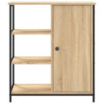 vidaXL Servantă, stejar sonoma, 70x30x80 cm, lemn prelucrat vidaXL Servantă, stejar sonoma, 70x30x80 cm, lemn prelucrat
