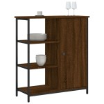vidaXL Servantă, stejar maro, 70x30x80 cm, lemn prelucrat